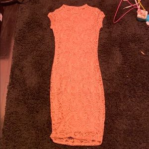 windsor lace pink dress